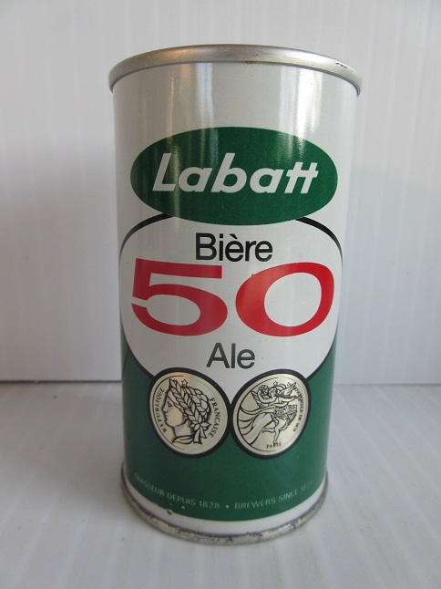 Labatt Biere 50 Ale - SS - T/O - Click Image to Close